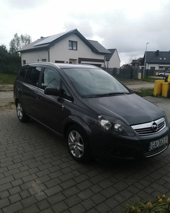 Opel Zafira cena 18900 przebieg: 182840, rok produkcji 2012 z Reda małe 37